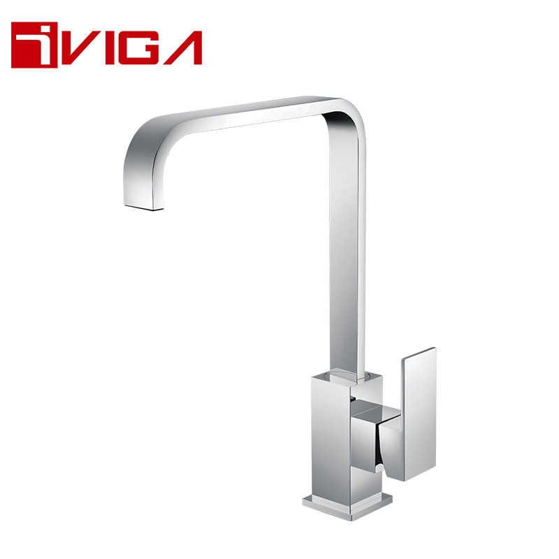 112000CH Contemporary Design Brass Tube Kitchen Faucet