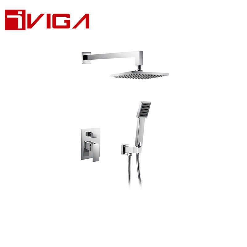 117200CH Concealed shower mixer kit with flexible shower head