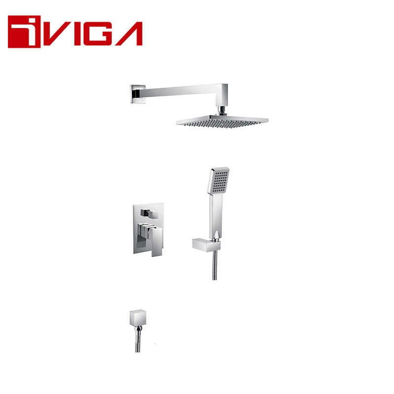 117400CH Concealed shower mixer fixed shower head