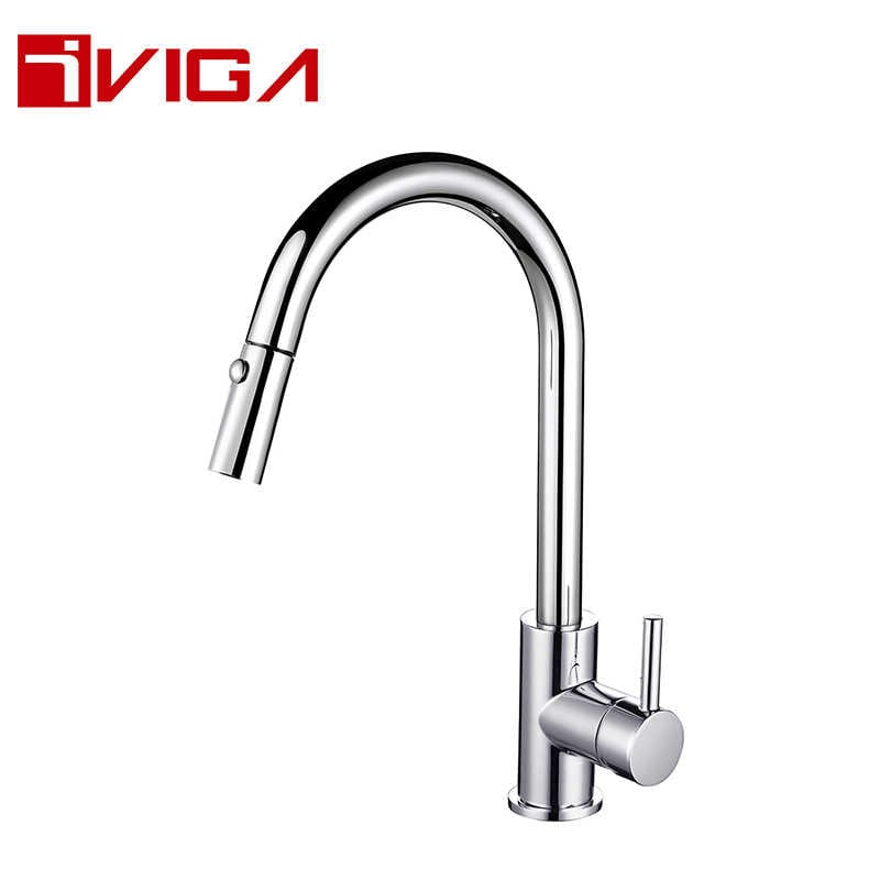 Kitchen Faucet 42212401ch with Pull Down Sprayer Brushed Nickel