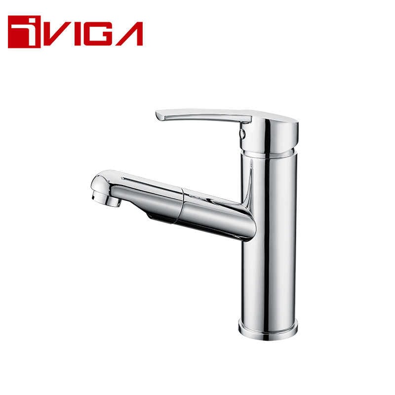 99110601CH Single Lever Pull Out Basin Faucet