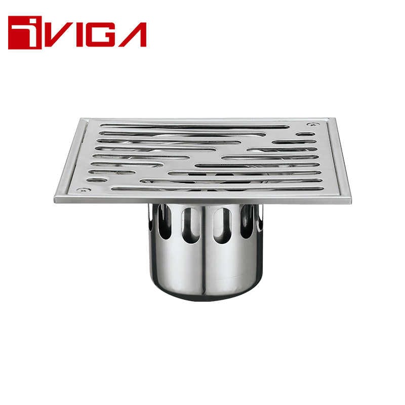 47030603JG Mirror polish floor drain with screws