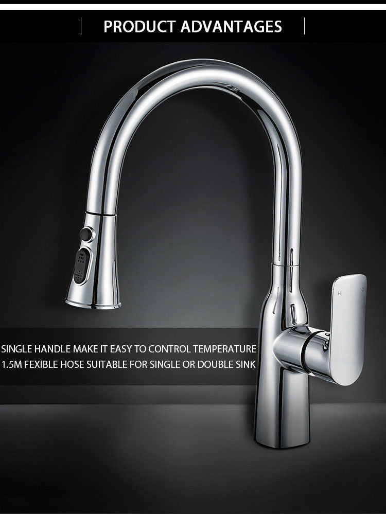 A pull-down kitchen mixer can be your good helper. - Faucet Knowledge - 1