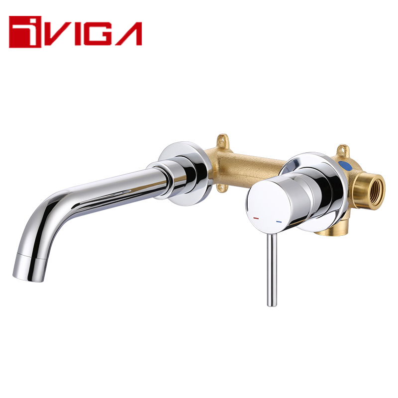 131300CH Chrome Conceal Vanity Faucet With Swivel Spout&Rough-in Valve