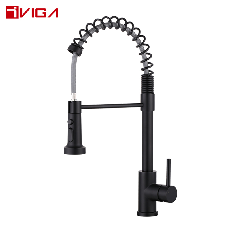 Single Handle Sink Faucet 3-Function Pull Down Sprayer 42222801DB